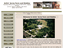 Tablet Screenshot of achinacresfarm.com